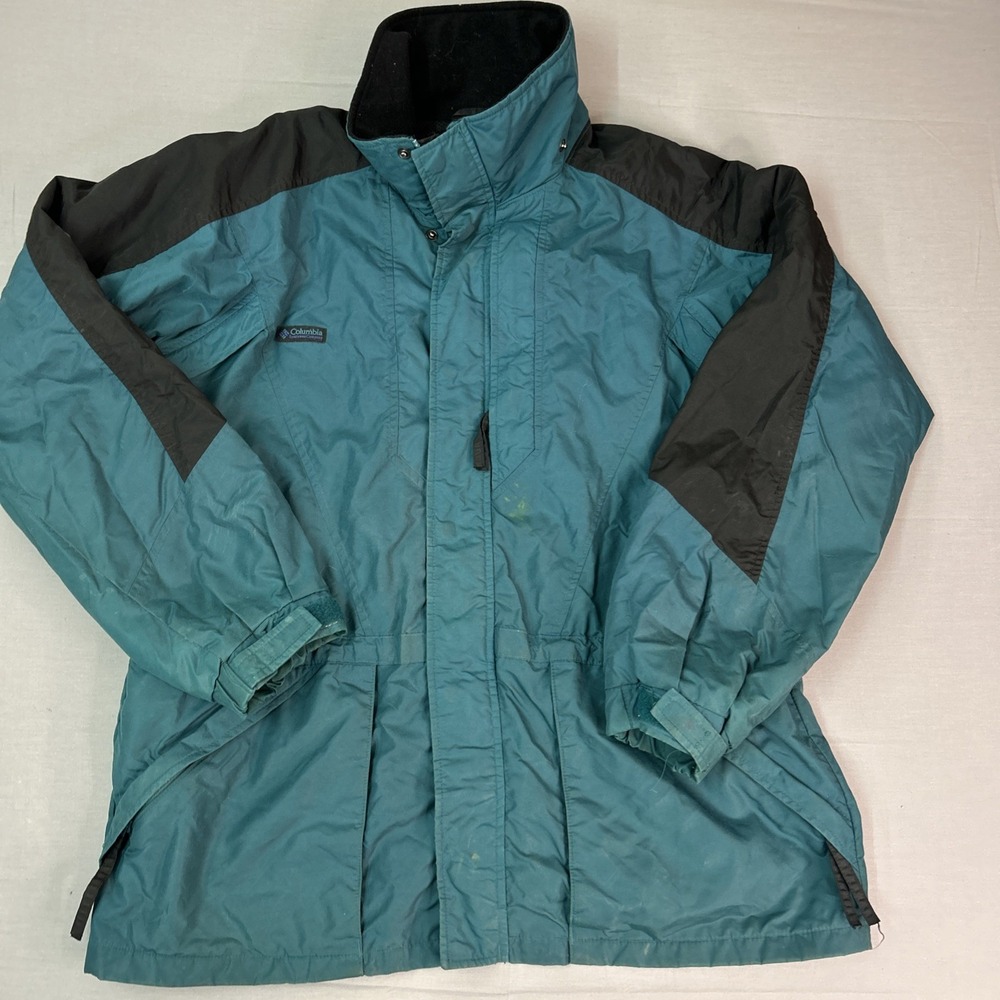Vintage 90s Columbia Ski Jacket Coat Double Whammy Men’s Size Large Korea Teal